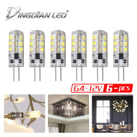 Dingdian LED 6 แพ็ค DC/AC 12 โวลต์ G4 คริสตัลแหล่งกำเนิดแสง 3 วัตต์ 5 วัตต์ LED แหล่งกำเนิดแสงจี้ smd2835 หลอดไฟ super bright แทนที่หลอดฮาโลเจน LED แหล่งกำเนิดแสง