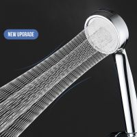 ▧ High Pressure Water Saving Rainfall Shower Head Bathroom Accessories ABS Chrome Holder Showerhead Bathroom Accessories