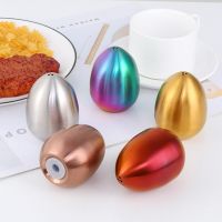 Stainless Steel Seasoning Pot  Egg-shaped Seasoning Bottle  Toothpick Pot  Creative Salt and Pepper Pot  Kitchen Tool