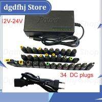 Dgdfhj Shop 96W 12V 24V Adjustable power supply Charger 34 connector head Universal battery Adapter For Laptops