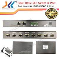 สินค้าขายดี!!! SFP Switch 8 Port และ Port Lan 2 port แบบ 10/100/1000สำหรับเชื่อมต่อสายแลน ที่ชาร์จ แท็บเล็ต ไร้สาย เสียง หูฟัง เคส ลำโพง Wireless Bluetooth โทรศัพท์ USB ปลั๊ก เมาท์ HDMI สายคอมพิวเตอร์