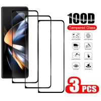 Nkh-017 3ชิ้นกระจกนิรภัยสำหรับ Galaxy Z Z Fold 5 Z Fold 4 Z Fold 2 3ปกป้องหน้าจอกระจกเทมเปอร์กลาสโทรศัพท์มือถือฟิล์มป้องกัน