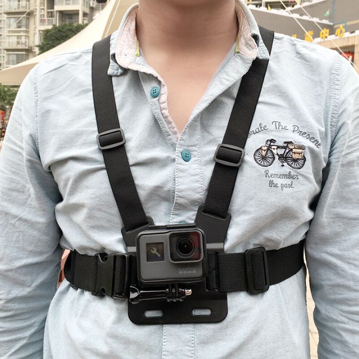สายรัดหน้าอกสำหรับ-gopro-hero-7-6-5-xiaomi-yi-4k-สายรัดหน้าอกกล้องแอคชั่นแคมเมราสำหรับติด-gopro-sjcam-sj4000กล้องกีฬา
