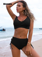 Riseado High Waist Bikinis Set Women Swimsuits 2023 Swimwear Black Women Bikini Bathing Suit Summer Beachwear Swim Suit