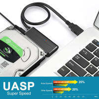 สายเคเบิลอะแดปเตอร์ Sata USB 3.0เป็น Sata Converter 2.5 3.5นิ้ว Super Speed Hard Disk Drive สำหรับ HDD SSD USB 3.0ถึง Sata Cablehot