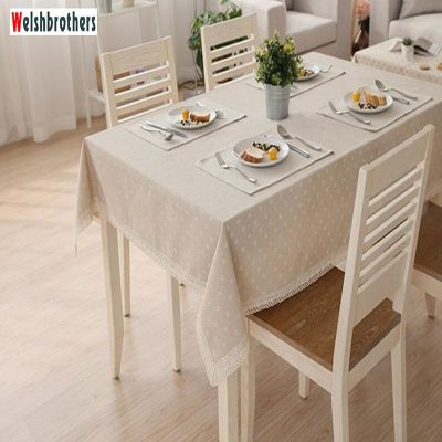 Cotton linen tablecloth custom tablecloth household coffee table cloth round tablecloth tablecloth printing linen