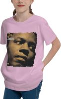 Wayne Shorter Youth Cotton Short Sleeve T-Shirt Top Boys&amp;Girls Tee Pink