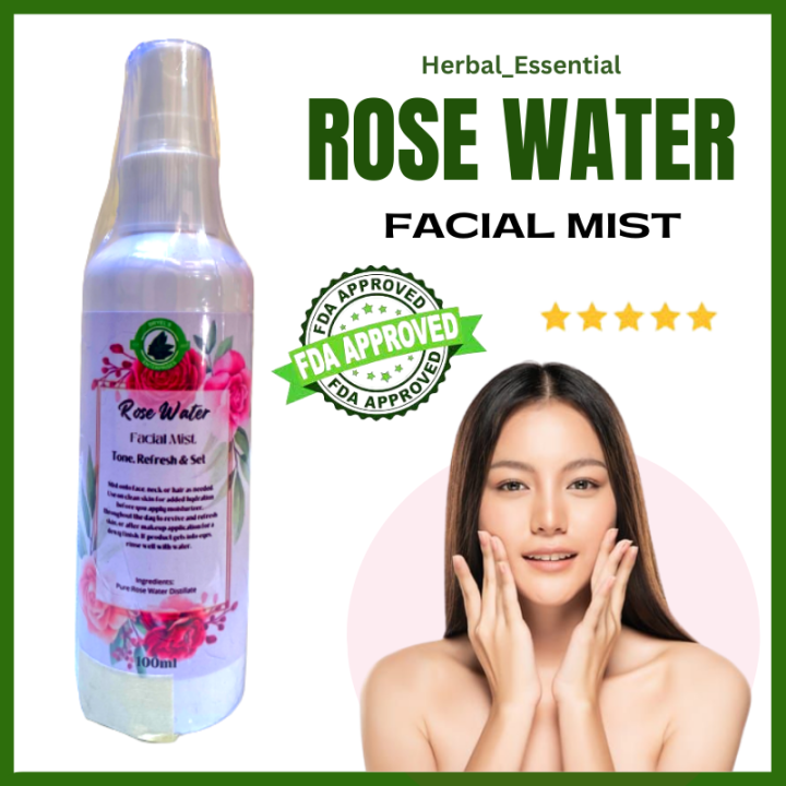 Rose Water Facial Mist PREMIUM Hydrating Lazada PH