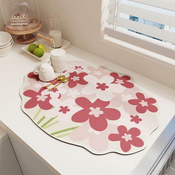 kitchen-drain-pad-super-absorbent-drainer-mats-tableware-coffee-dish-bowl-plate-meal-draining-mat-bar-table-top-tea-pad-placemat