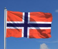 ✐✘ Norway National Flag 90X150cm Hanging Printing Norwegian NOR Red Blue Cross Norway Flags Kongeriket Noreg Norg Banner