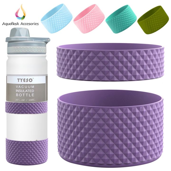 Tyeso Tumbler Accessories Tyeso Silicone Boot for Tyeso Tumbler 530ml/750ml  Protective Silicone Boot for Tyeso Tumbler Anti-Slip Bottom Sleeve Cover  for Water Bottle Compatible with Hydro Flask, Simple Modern and Aquaflask  Bottles