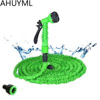 25FT-200FT Garden Hose Expandable Magic Flexible Water Hose EU Hose Plastic Hoses Pipe With Spray Gun To Watering Car Wash Spray