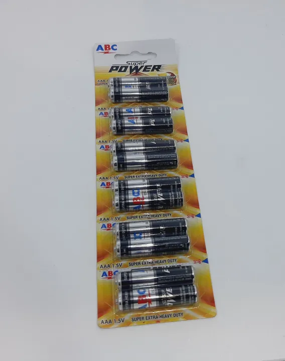 Baterai Abc Super Power Aaa A3 Batere 1 5 Volt Battery Batu Batre 1