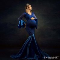 【hot】๑♀  Elegence Maternity Dresses Photo Shoot Props Pregnancy Photography Gown