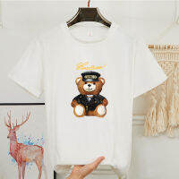 BK-277*เสื้อยืดแขนสั้นพร้อมส่ง 8สี ลายการ์ตูน ขายดีตามเทรนต์ ลายน่ารัก สีสันสดใส่น่ารัก ใส่ได้ทั้งหญิงและชาย (S-3XL) **ปลีก-ส่ง***