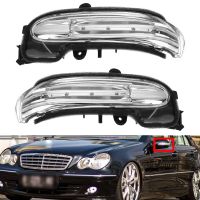 สัญญาณไฟเลี้ยวกระจกมองหลัง2ชิ้นสำหรับ Mercedes Benz C Class W203 4ประตู2004-2007ไฟกะพริบทิศทางขวาซ้าย