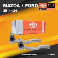 (ประกัน 6 เดือน) ลูกหมากคันชักใน MAZDA / FORD FAMILIA 1200 ปี 1970-1772 มาสด้า แฟมมิเลีย / 3E-1134 / ยี่ห้อ 333 (1คู่ 2 ตัว) TIE ROD END, INNER (ซ้าย / ขวา)