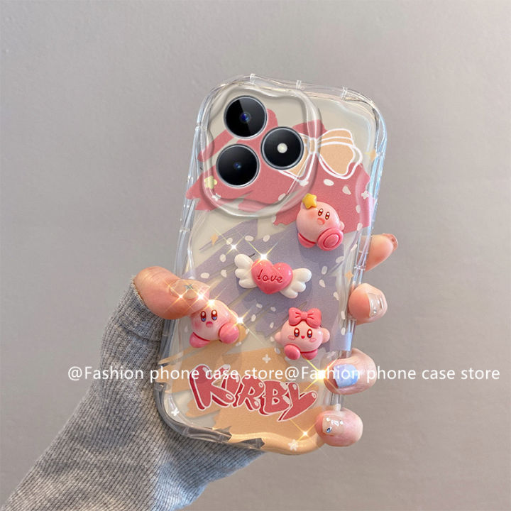 phone-case-เคส-realme-c51-c53-nfc-c33-c35-realme-10-4g-ตุ๊กตา3d-สีมาการองเคสลายการ์ตูนน่ารักกันกระแทกกรอบซิลิโคนนิ่ม2023