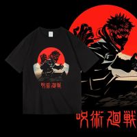 เสื้ออนิเมะ Jujutsu Kaisen แขนสั้นคอกลม ลายการ์ตูน ใส่ได้ทั้งชายหญิง สกรีนลายสวยงาม เสื้อยืด Itadori Yuji พร้อมส่งS-5XL