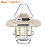 New outdoor atmosphere campsite lamp type-c charging camping lantern outdoor camping lamp emergency light