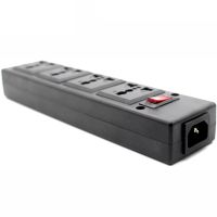 【Clearance】 ฝรั่งเศสเยอรมันอเนกประสงค์เกาหลี250V 13a 1.8M 4แจ็ค EU Strip PDU IEC320อะแดปเตอร์เต้าเสียบเบ้ารับสายไฟ