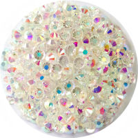 All Sizes Colors Flatback Round Rhinestone Glittler Resin Strass Stones Stickers Nail Art Decoration Glue On Crystal Beads