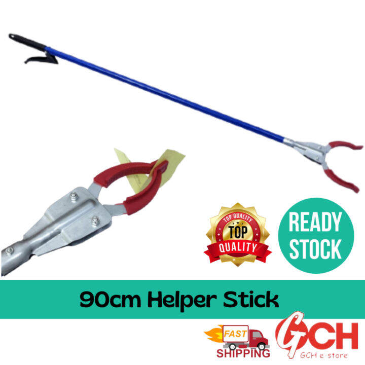💥(90cm) Helper Stick Metal Pick Up Stick Garbage Picker Tool Pickup