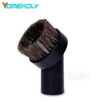 nm-1pc Vacuum Cleaner Brush Head Suction Nozzle Horsehair Replacement Round Dusting Brush 32mm Keyboard Gap Vacuum Cleaner Parts