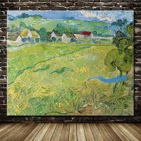 Vincent Van Gogh Les Vessenots Auvers ภาพวาดสีน้ำมันบนผ้าใบตกแต่งบ้าน Wall Art Gift