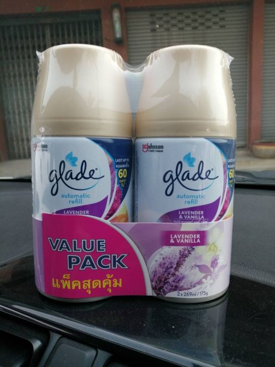 Glade สเปรย์อัตโนมัติ แพคคู่ ชนิดเติม (รีฟิล) 175 กรัม (269 ml.)