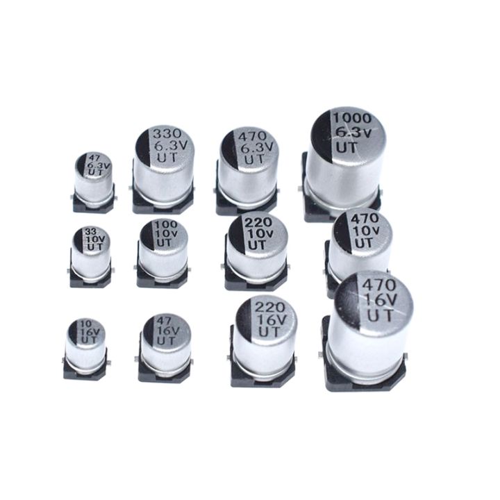 10pcs-smd-aluminum-electrolytic-capacitor-6-3v-10v-16v-25v-35v-50v-1uf-2-2uf-4-7uf-10uf-22uf-47uf-100uf-220uf-330uf-470uf-1000uf