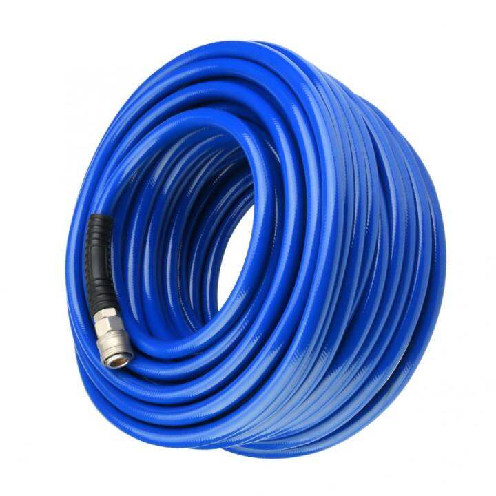 30m Blue Flexible Pneumatic Pvc Hose With Quick Connector For Air