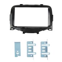 new prodects coming 178 x 102mm Double Din Car Radio Stereo DVD Fascia Panel Frame GPS Frame for 2014 Toyota AygoPeugeot 108Citroen C1 Dash Kit