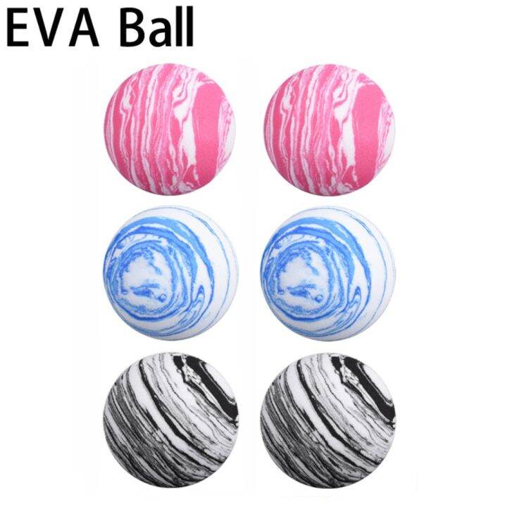 rongjingmall-ความทนต่อการเสียดสีโฟม3สีเหมาะสำหรับผู้เริ่มต้น-eva-น้ำหนักเบาโฟมลูกกอล์ฟลูกบอลสำหรับฝึกซ้อมกอล์ฟโฟมสีรุ้งลูกขนไก่