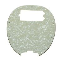 KAISH Bass Pickguard MusicMan Stingray MM4 Scratch plate for Music Man MM2 4 String Guitar Parts Aged Pearl