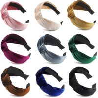 【CW】 Ruoshui Velet Hairband Woman Hair Accessories Headband Bezel Bandana Ornaments Headwear H