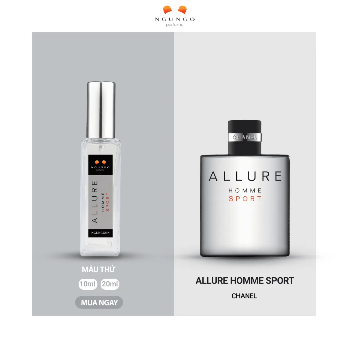 Nước hoa Chanel Allure Homme Sport [mẫu dùng thử] travel size nhỏ gọn - Ngu  Ngơ Perfume 