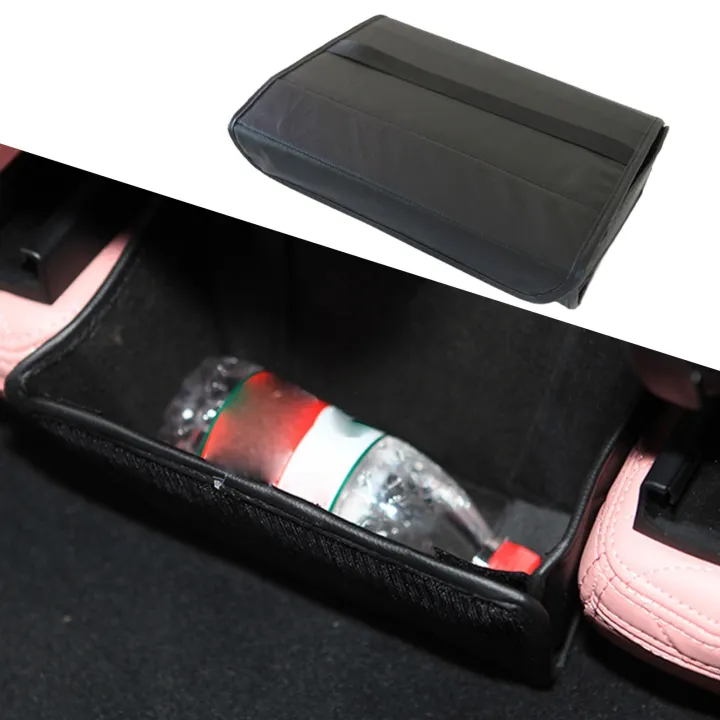Miracle Shining under Seat Storage Box Organizer for Tesla Model Y Black