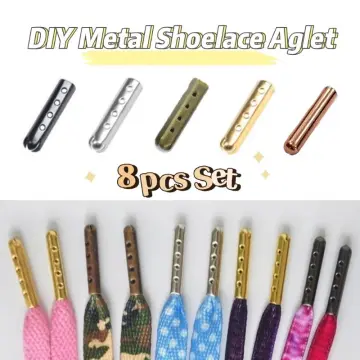 4Pcs Metal Shoelace Tips Alloy Shoelace Head for DIY Shoe Laces