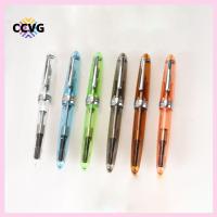 หัวปากกาพลาสติกอะคริลิคปากกาหมึกซึมใส CCVG ปากกาเจลคุณภาพสูง0.5มม. ปากกาของขวัญสำนักงาน