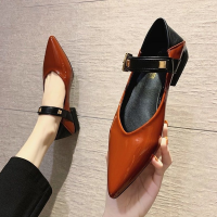 20212021 British Style Square Toe Women Shoes Autumn Oxfords Modis Shallow Mouth Casual Female Sneakers Low Heels Preppy