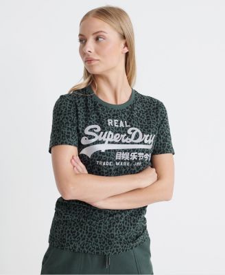 SUPERDRY VINTAGE LOGO ANIMAL AOP ENTRY T-Shirt - เสื้อยืดสำหรับผู้หญิง