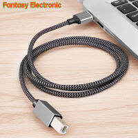 FE สาย Usb ไปยังพอร์ตสี่เหลี่ยม2.0 Usb,สายปริ้นเตอร์สายไนล่อนทนต่อการสึกหรอเหมาะสำหรับธุรกิจบ้านสำนักงาน