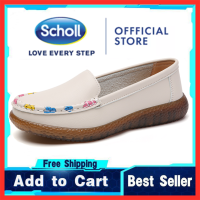 scholl women shoes scholl Womens leather sandal shoes scholl ladies shoes Kasut wanita scholl women slippers scholl casual sandal for women Scholl Womens Bohemia sandals Womens Boat Shoes Flat Loafers Shoes-2027