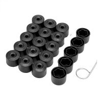 20Pcs Car Wheel Cover Hub Nut Bolt Covers Cap 17mm Auto Tyre Screws For Volkswagen Golf MK4 Exterior Protection Accessories