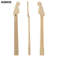 KOKKO 22 Frets Maple กีตาร์ไฟฟ้าคอ Scalloped Wave รูปแบบ Fingerboard กีตาร์อุปกรณ์เสริมเครื่องดนตรี Parts