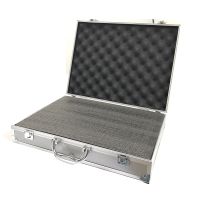 Aluminum Alloy Tool Case Outdoor Safety Equipment Box Portable Safety Instrument Case Suitcase Portable Tool Box 370x285x80mm
