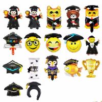 hotx【DT】 10pcs Luck Congratulation Foil Helium Graduate 2023 Doctor Students Decoration School Congrats