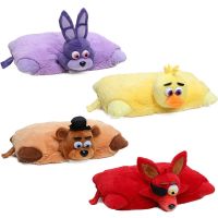 หมอนชิ้น/เซ็ต4ใบ43ซม. * 30ซม. Mangle Foxy ชิก้าบอนนี่ Freddy ทองหมอนของเล่น Plush Fazbear