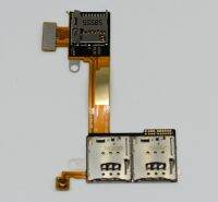 สล็อตซิมคู่สำหรับซิม Sony M2กระเป๋าเก็บบัตรไมโครการ์ดรีดเดอร์ SD สายเคเบิลงอได้